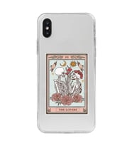 Iphone XSMAX Uyumlu The Lovers Tasarımlı Şeffaf Telefon Kılıfı