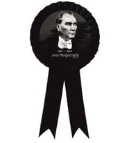 10 kasım atatürk saten kokart  SAYGIYLA ANIYORUZ
