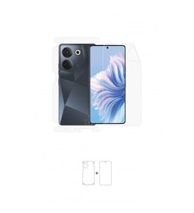 Tecno Camon 20 Ön, Arka ve Yan 360 Derece Tam Kaplama Poliüretan Film