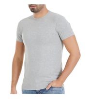 6 Adet Yıldız Erkek Likralı Kısa Kollu T-Shirt Fanila Gri 92