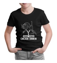 PUBG - Winner Winner Siyah Çocuk Tshirt