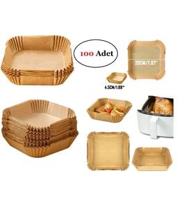 Airfreyer Fritöz Kağıdı Kare Xl / Xxl 100lü