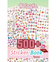 Sticker Seti, 500 Adet, 16 Sayfa Sticker Book, Ajanda, Bullet Journal, Günlük, Laptop, Telefon