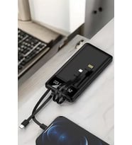 Powerbank 20.000 Mah Lcd Ekran Usb Lightning Type-c Uyumlu İos Ve Android