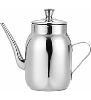 Komple Çelik Ufak Gümüş Renk 560 ml Yağdanlık Sosluk ve Sirkelik cin995by