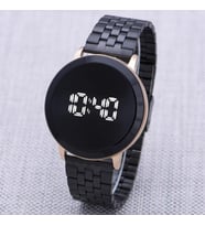 Unisex Çelik Kasa Klips Kordon Dijital Led Dokunmatik Kadın Kol Saati ST-303947