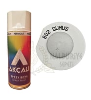 Akçalı Akrilik Sprey Boya GÜMÜŞ 400 ml - 802