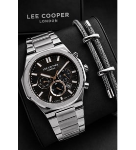 Lee Cooper İç Kadran Fonksiyonları Aktif Bileklik Hediyeli 2 Yıl Garantili Erkek Kol Saati E8272.350