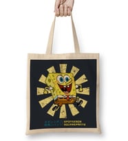 SpongeBob SquarePants Retro Japanese Bez Çanta Uzun Saplı