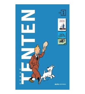 Tenten Cilt 1 - İki Kitap Bir Arada (Ciltli - Kutulu)