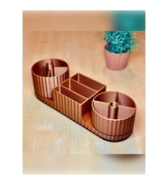 Dönen Stantlı Çok Amaçlı Masaüstü Düzenleyici 247x247x61 mm