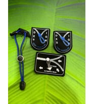 7X5 CM 4 LÜ ARMA YAMA DİKİŞ AKSESUARI ARMA SETİ