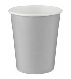 BARDAK KARTON GÜMÜŞ 8 OZ PK:8  YEN-