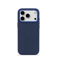 Aurum Vegan Leather Case Midnight Navy iPhone 17 Pro