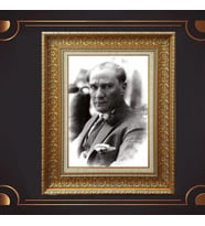 ÖZEL SERİ ALTIN VARAKLI ATATÜRK TABLO S1018