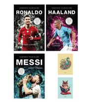 Haaland - Ronaldo - Messi - Sahanın Yıldızları - Harry Coninx - Parodi Yayınları - Not Defterli Seti