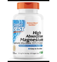 Doctor's Best  High Absorption Magnesium Lysinate Glycinate 105mg  120 Veggie Capsul.3840 (Renksiz)