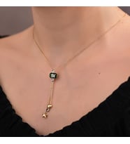 Kadın Murano Taşlı Dekolte Kolye