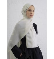 Lyocell Naia Zikzak Desen Şal 1 (Taş)