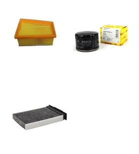 Filtre Bakım Seti Renault Megane II 1.4 2002-2009 Hava + Yağ f. + Polen Filtre Sardes