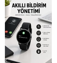 Akıllı Saat Çok Fonksiyonlu Sesli Görüşme NFC Uyumlu Amoled Ekran Yeni Nesil