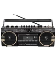 Nostalji Tasarımlı Kaset Ve Müzik Çalar Knstar PX-149 Kaset-Bluetooth-Usb-Sd-Fm