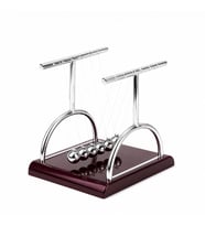 BALANCE BALLS BÜYÜK NEWTON - METAL DENGE TOPLARI MASA ÜSTÜ (5343)