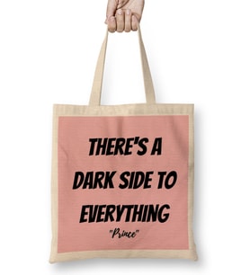 Prince Rogers Nelson Quote Lovers Gift Vintage Retro Rainbow Bez Çanta Uzun Saplı