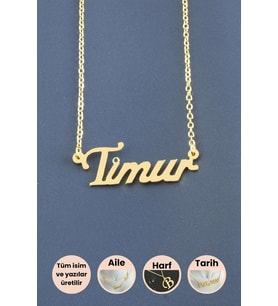 Timur İsimli Kolye