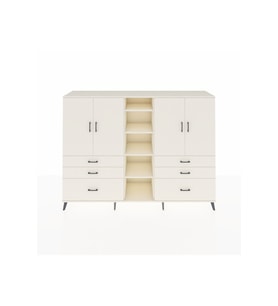 Hyperion Dolap 10 Raflı 6 Çekmeceli 4 Kapaklı 220x44x163 Aytaşı-Aytaşı