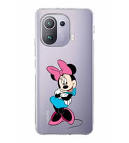 Xiaomi  Mi 11 Pro  Kamera Korumalı Kapak Minnie Mouse Tasarımlı Şeffaf  Kılıf