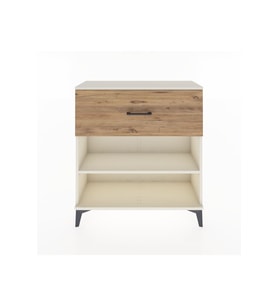 Arges Şifonyer Tek Raflı Tek Çekmeceli 88x30x96 Aytaşı-Çam