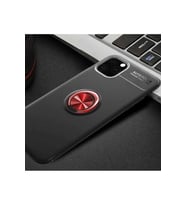 Apple iPhone 11 Pro Uyumlu Kılıf Zore Ravel Silikon Kapak (Siyah-Kırmızı)