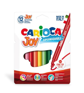 Carioca Keçeli Boya Kalemi Joy Süper Yıkanabilir 12 Li 40614