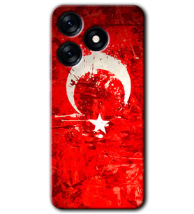 Tecno Spark 10C Kılıf HD Desen Baskılı Kılıf - Albayrak 2