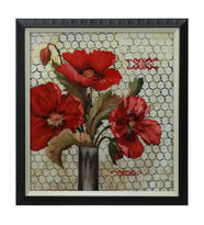 e38 EL İŞÇİLİĞİ CAM BOYAMA TABLO 65*59 cm - 5602