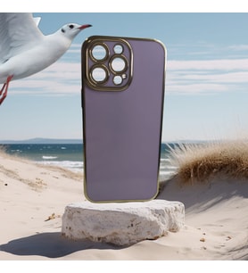 İphone 14 Pro Max Mor Renk Premium Kalite esnek silikon telefon kılıfı