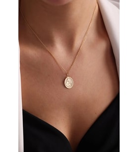 Kişiye Özel Minimalist Tilki Figürlü Kolye 925K Gümüş (Gold)