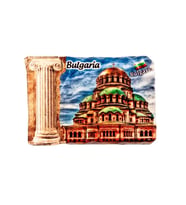 Bulgaristan Sofya Kilise Sütun Magnet (Karışık)
