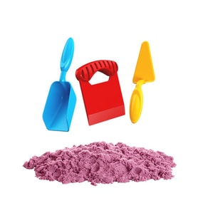 03693 AKSESUARLI PEMBE KİNETİK OYUN KUMU 1000 GR