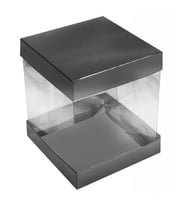 KUTU ASETAT DEMONTE ORTA BOY 25X25X30 CM SİYAH-