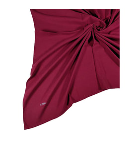 Tuana Eşarp Pamuk Jazz Eşarp 105x105cm (Bordo)
