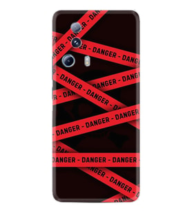 Xiaomi Mi 13 Lite Kılıf Resimli Desenli Baskılı Silikon Danger 1372