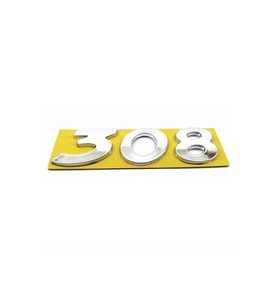 PEUGEOT 308 Bagaj Yazısı 105mm-30mm