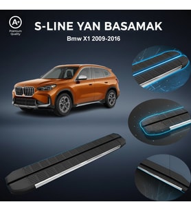 Bmw X1 S-Line Premium Krom Yan Basamak 2009-2016
