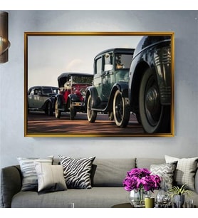 Altın Çerçeveli dekoratif tablo a1402 (Gold)