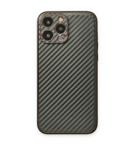 Apple İphone 13 Pro Kılıf Coco Karbon Silikon - Füme