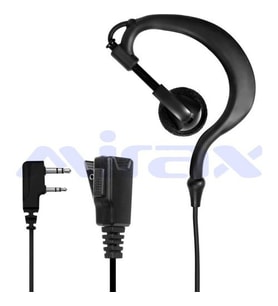 Mirax MT100-PK01 PMR Telsiz Kulaklık Seti (Siyah)