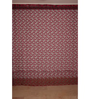 VAKKO  MODEL BORDO RENK İP PERDE HAZIR DÜĞMELERİ DİKİLMİŞ İP PERDE 300*270 cm