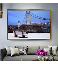 Altın Çerçeveli dekoratif tablo a1976 (Gold)